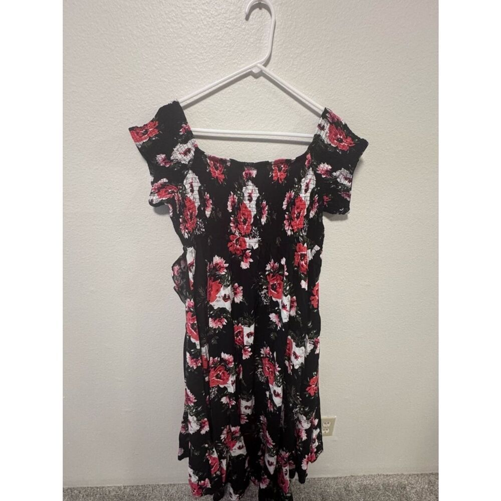 EUC torrid Maxi Challis Off-Shoulder Dress - Size 2 - Picture 8 of 10